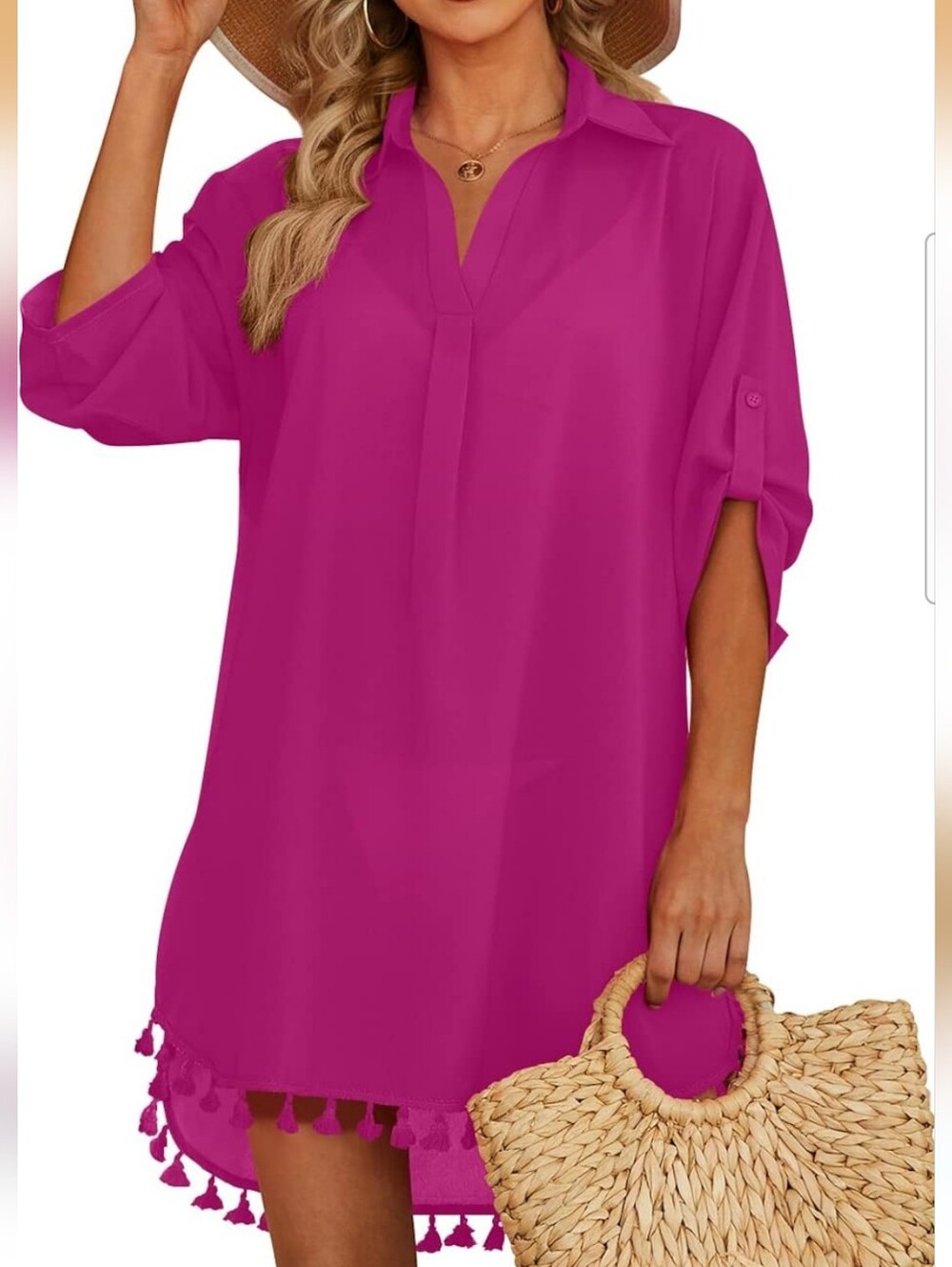 Pink Swim Coverup